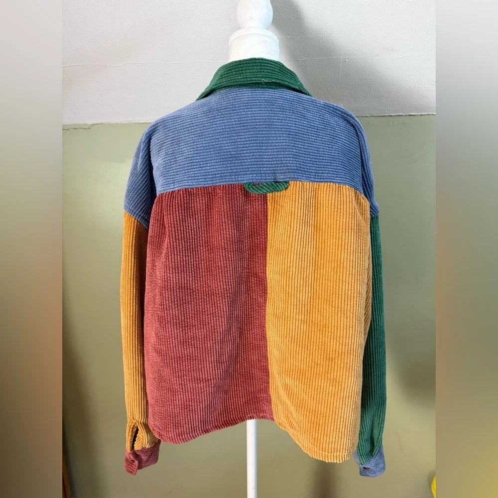 BDG CharleyP Patchwork Corduroy Shirt - Picture 3 of 4